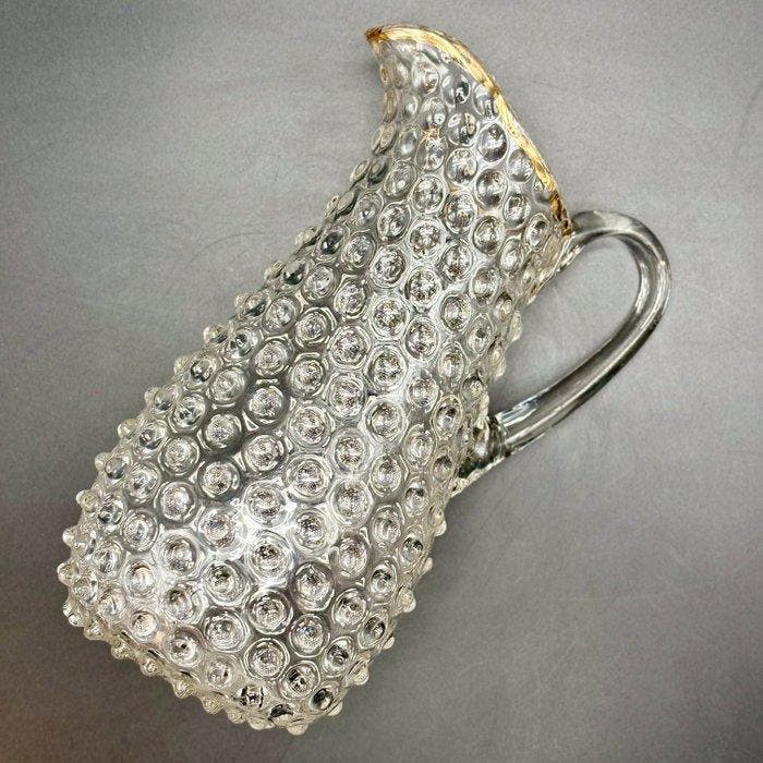 Karaf - Mangaan - Spijker met ronde kop, Antiek en Kunst, Antiek | Glaswerk en Kristal