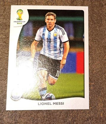 2014 Panini Swiss Platinum Edition Lionel Messi - 2 Sticker