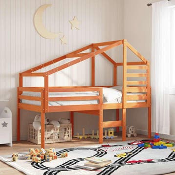 vidaXL Kinderbedhuisje 198x97x113 cm massief grenenhout, Verzenden