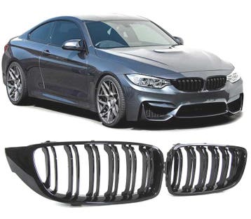 CALANDRE BMW F32 F33 F36 LOOK M4 NOIR BRILLANT, Verzenden