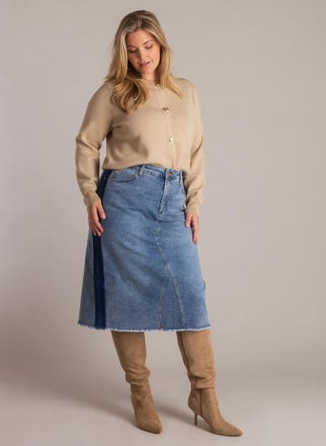 Yest Curve rok JasminX-0(44)Maat 42/44 (L), Kleding | Dames, Rokken, Verzenden, Nieuw, Maat 42/44 (L), Overige kleuren