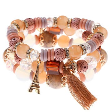 Fako Bijoux - Armband Set - Boho - Bohemian - Eiffeltoren -, Verzenden, Nieuw