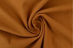10 meter molton stof - Donker okergeel, Verzenden, 120 cm of meer, Geel, Katoen