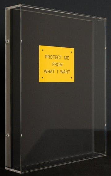 Jenny Holzer (1950) - PROTECT ME FROM WHAT I WANT, Antiek en Kunst