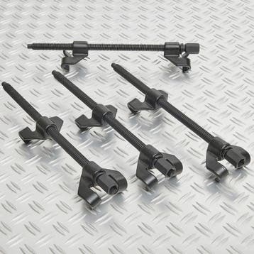Datona Veerspanners set van 4 stuks - Datona - Zwart, Ophalen of Verzenden, Nieuw