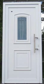 pvc voordeur , buitendeur , deur 104 x 220 wit, Doe-het-zelf en Bouw, Deuren en Vliegenramen, 100 tot 120 cm, 215 cm of meer, Nieuw