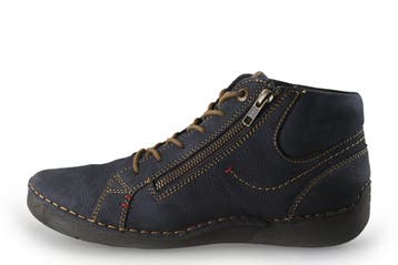 Josef Seibel Veterboots in maat 41 Blauw, Kleding | Heren, Boots, Zo goed als nieuw, Josef Seibel, Verzenden