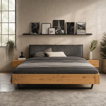 Van Schaik Rovano Houten Bed - 140 x 200, Nieuw