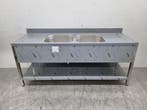RVS Spoeltafel dubbele spoelbakken Premium-line Gelast model, Ophalen of Verzenden, Nieuw in verpakking