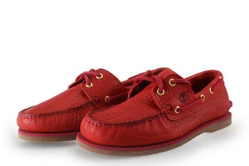 Timberland Bootschoenen in maat 42 Rood, Overige kleuren, Verzenden, Timberland, Zo goed als nieuw