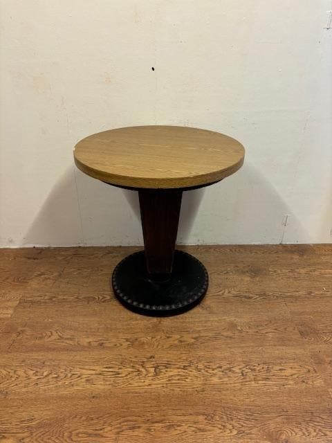 Gebruikte Horecatafel (70cm rond) - T1444- Vintage/Café, Maison & Meubles, Tables | Tables à manger, Enlèvement