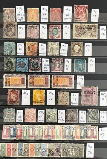 Afrika - Afrika. Verzameling Afrikaanse landen en kolonies., Gestempeld
