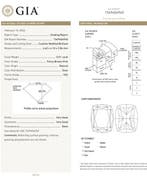 1 pcs Diamant (Natuurlijk gekleurd) - 0.51 ct - Cushion -, Nieuw
