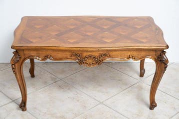 Salontafel - Walnoot - antiek bijzettafeltje, Antiek en Kunst