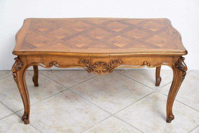 Salontafel - Walnoot - antiek bijzettafeltje, Antiek en Kunst, Antiek | Overige Antiek