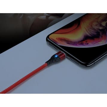 USB-C Magnetische Oplaadkabel 1 Meter Type C - Gevlochten, Télécoms, Téléphonie mobile | Chargeurs pour téléphone, Verzenden