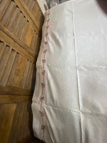 Drap de lit (3) - 315 cm - 240 cm, Antiquités & Art