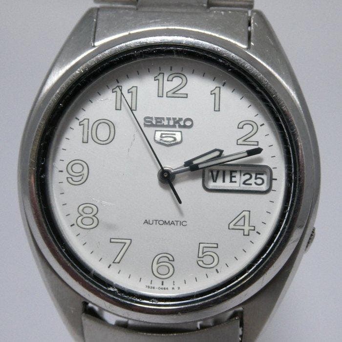 Seiko - Seiko 5 Automatic Day-Date - Zonder minimumprijs -, Handtassen en Accessoires, Horloges | Antiek