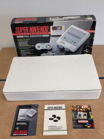 Nintendo - Snes - Super Rare Big Box Mario Super Mario, Nieuw