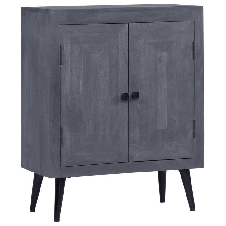 vidaXL Dressoir 60x30x76 cm massief mangohout, Huis en Inrichting, Kasten | Dressoirs, Nieuw, Verzenden