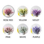 Kunst Boeket met Vaas - Lavendel Plastic Bloemen Luxe, Huis en Inrichting, Woonaccessoires | Kunstplanten en Kunstbloemen, Verzenden