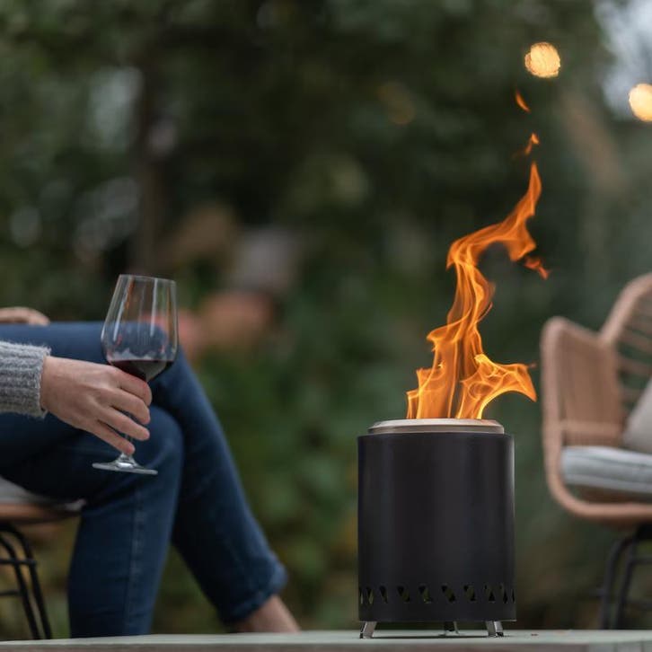 Fire pit / tafelhaard Lucas - Ø 18 x 24,5 cm, Huis en Inrichting, Tafels | Eettafels, Nieuw, Verzenden