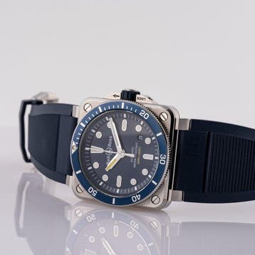 Bell & Ross - BR 03-92 Diver Blue - BR0392-D-BU-ST/SRB -, Nieuw