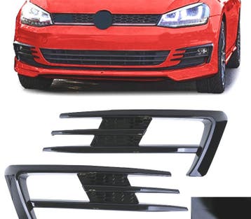 GRILLES ANTIBROUILLARD VOLKSWAGEN VW GOLF 7 12-17 LOOK GTI N, Autos : Pièces & Accessoires, Verzenden, Neuf