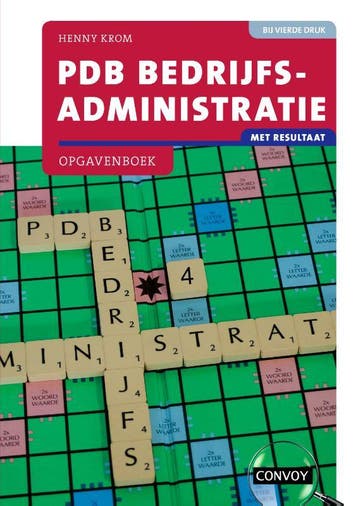PDB Bedrijfsadministratie met resultaat 9789463172752, Verzenden, Zo goed als nieuw, H.M.M. Krom