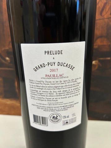 2017 Prelude Grand Puy Ducasse, 2nd wine of Ch. Grand Puy
