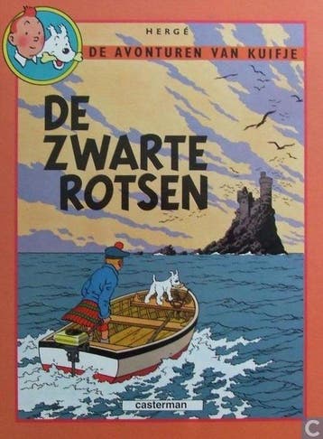 Kuifje dubbelalbum hardcover De zwarte rotsen / De, Boeken, Stripverhalen, Verzenden, Nieuw