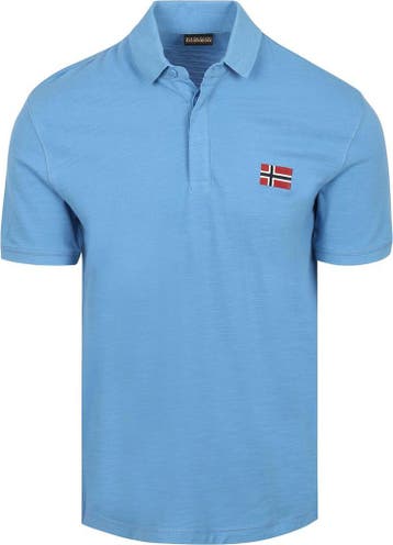 Napapijri Ebea Poloshirt Mid Blauw maat Maat 52/54 (L) Heren, Kleding | Heren, Polo's, Maat 52/54 (L), Nieuw, Napapijri, Verzenden