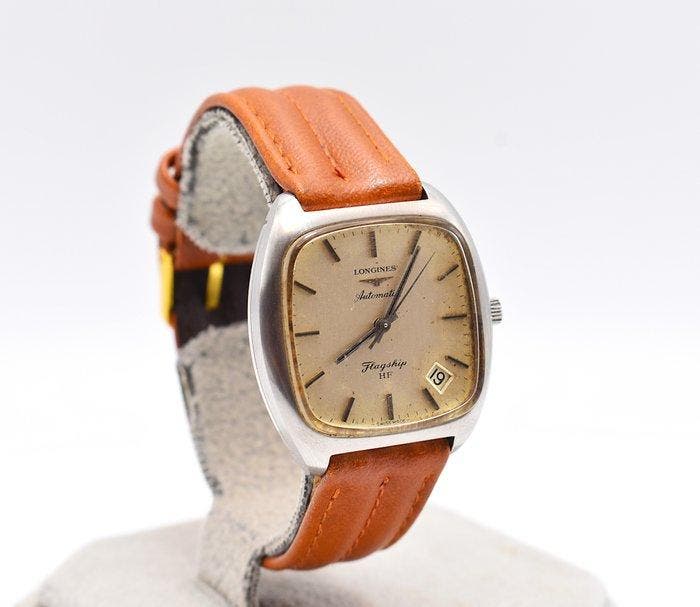 Longines - Flagship - Sans prix de réserve - HF Automatic, Handtassen en Accessoires, Horloges | Antiek