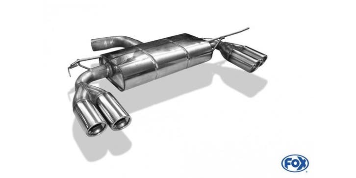 FOX VW Golf V TSI einddemper eind rechts/links - 2x76 type 1, Autos : Pièces & Accessoires, Systèmes d'échappement, Envoi