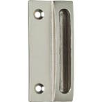 Intersteel Sluitplaat + kom Ferraro 70x30 Nikkel mat, Doe-het-zelf en Bouw, Deuren en Vliegenramen, Ophalen of Verzenden, Nieuw
