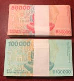 Kroatië. - 100 x 50 000 and 100 x 100 000 Dinara - 1993 -