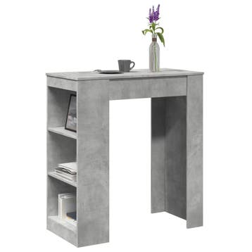 vidaXL Bartafel met rekken 95x47x103,5 cm bewerkt hout, Verzenden, Nieuw