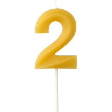 2 Jaar Kaarsen 4,5cm, Verzenden