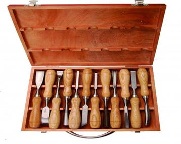 Bgs Technic Houtsnijwerk guts set gutsen 12 delig, Verzenden, Nieuw
