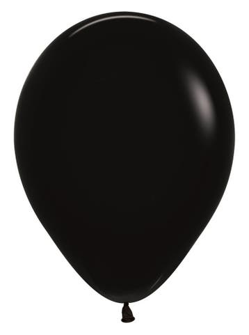 Ballonnen Black 30cm 12st, Verzenden