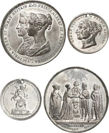 Zinnmedaille 1840 Großbritannien Victoria 1837-1901, Verzenden, België