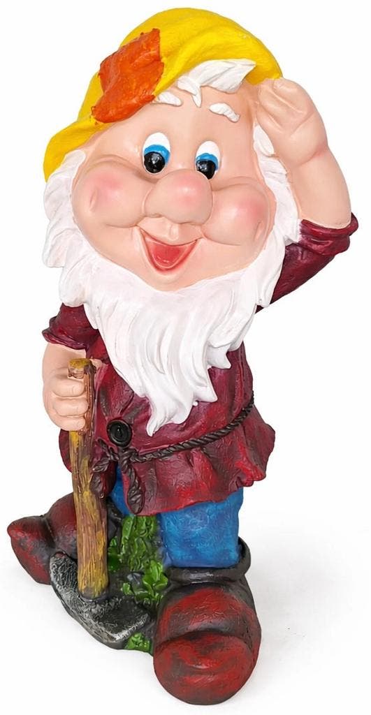 Tuinkabouter met pikhouweel - 51 cm, Jardin & Terrasse, Statues de jardin, Envoi