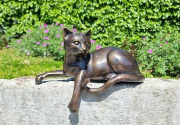 Beeldje - Cat - Brons