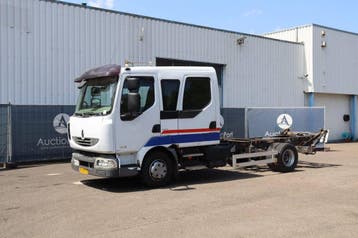 Veiling: Containertransport Vrachtwagen Renault Midlum 190-0
