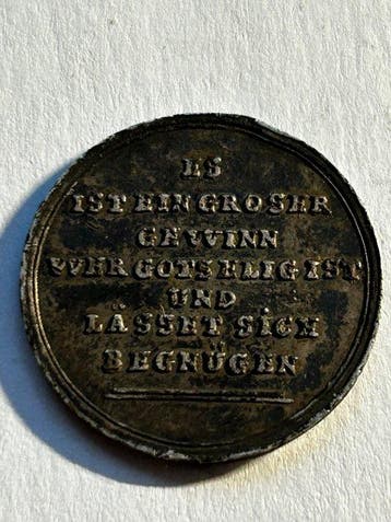 Duitsland. Silber medaile/token ca. 1700 - 1780 (Zonder