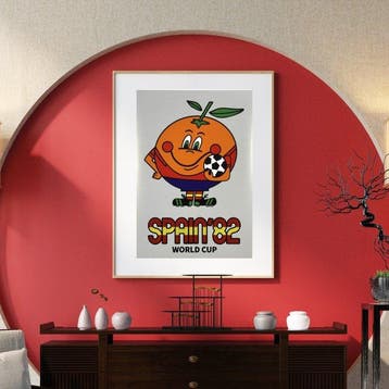 Spain ’82 World Cup - Naranjito | Poster Mondiali di Calcio