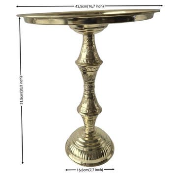 Salontafel - Messing - Een Marokkaanse e koperen salontafel