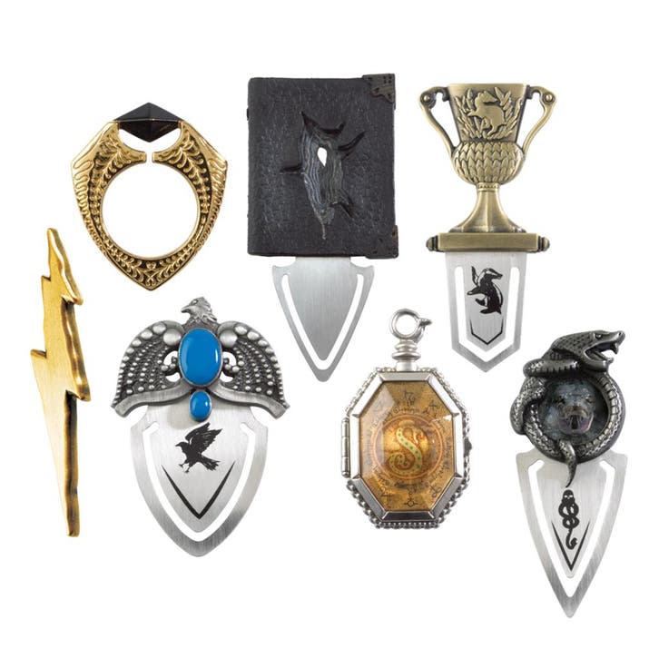 Harry Potter Horcrux Set van 4 Bladwijzers, Verzamelen, Harry Potter, Nieuw, Ophalen of Verzenden
