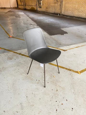 &tradition Plastic Chair Rely Grey - Eetkamerstoel -, Verzenden, Zo goed als nieuw, Grijs