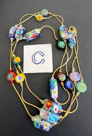 24 karaat - Geel goud, Murano - Halsketting